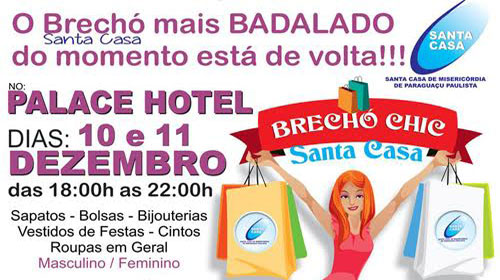 Santa Casa realiza “2º Brechó Chic” nesta quinta e sexta-feira