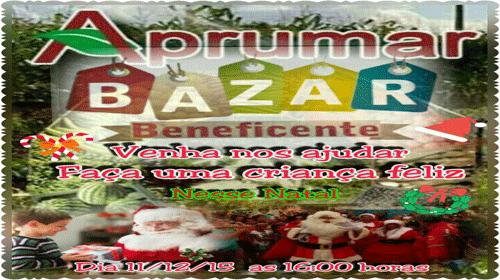 APRUMAR recebe “Bazar Beneficente” nessa sexta-feira, 11