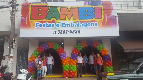 Bambi inaugura nova loja em Paraguaçu Paulista