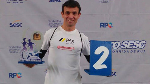 Jairo Ortega é vice-campeão em prova de Circuito de rua no Paraná