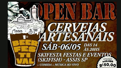 Convites para o 1º Beer Festival já estão à venda