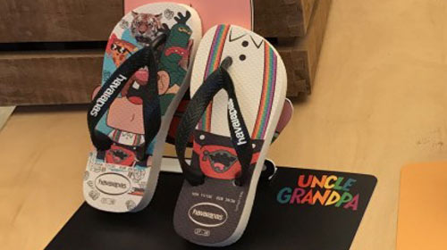 Personagens do Cartoon Network invadem a Havaianas