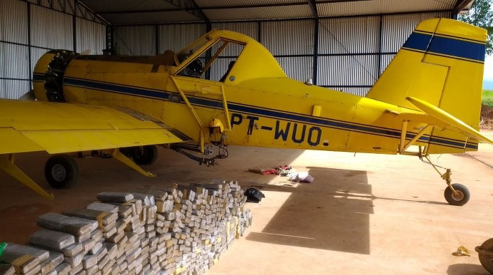Polícia investiga clonagem de aviões para transporte de drogas em Paraguaçu
