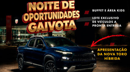 Fiat Gaivota promove “Noite de Oportunidades” com condições especiais e apresentação de novos veículos