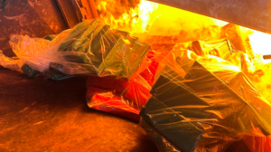 Drogas foram incineradas na última segunda-feira, dia 22 de junho - FOTO: Polícia Civil