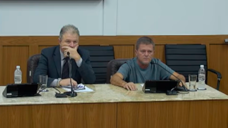 Leonardo Gabrigna durante depoimento à CPI dos Combustíveis - FOTO: Reprodução/Youtube