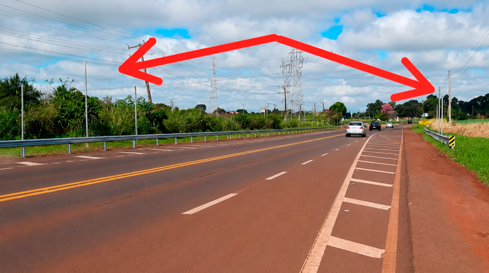 Novos radares na ligação entre Assis e Cândido Mota terão limite de 60 e 80 km/h; veja os pontos Um dos pontos fica bem na entrada da cidade de Cândido Mota - FOTO: Redes Sociais