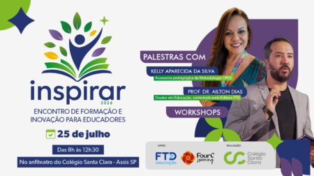 Colégio Santa Clara promove o 1º INSPIRAR, encontro inédito de formação e inovação para educadores em Assis FOTO: Divulgação