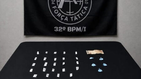 Casal é preso por tráfico de drogas durante patrulhamento da Força Tática em Assis