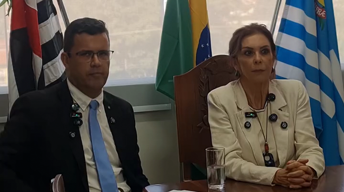 Defesa de Telma Spera quer afastar Fernando Sirchia da CPI dos Combustíveis Coletiva de imprensa foi realizada no Paço Municipal nesta terça-feira, dia 21 - FOTO: Divulgação