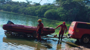 Buscas pelo jovem estão sendo realizadas - FOTO: Gazeta Regional