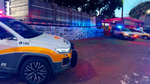 Polícia estima que prejuízo ao tráfico tenha sido de R$ 8 milhões - FOTO: Polícia Militar Rodoviária