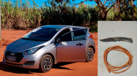 Após solicitar corrida por aplicativo, homem tenta enforcar motorista e é preso por tentativa de latrocínio Motorista reagiu ao ataque e entrou em luta corporal com o o suspeito - FOTO: Enviada ao Portal AssisCity