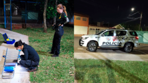 Ação criminosa foi flagrada pelas câmeras de monitoramento - FOTO: Prefeitura de Assis