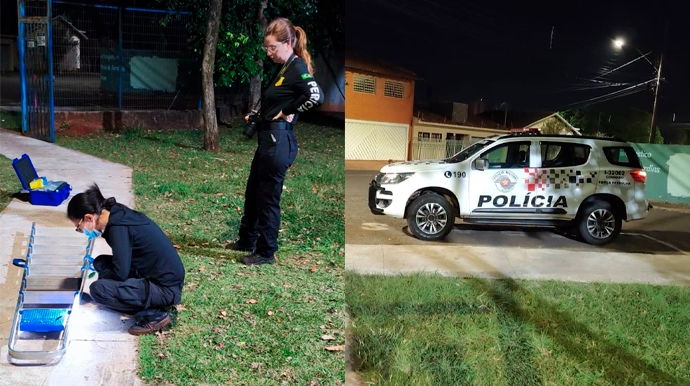 Patrulha Municipal prende homem em flagrante após tentativa de furto em escola no Jardim Europa, em Assis Ação criminosa foi flagrada pelas câmeras de monitoramento - FOTO: Prefeitura de Assis